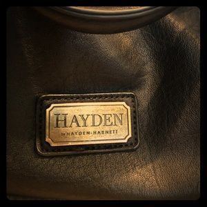HAYDEN HARNETT Black Large Tote Handbag Hayden